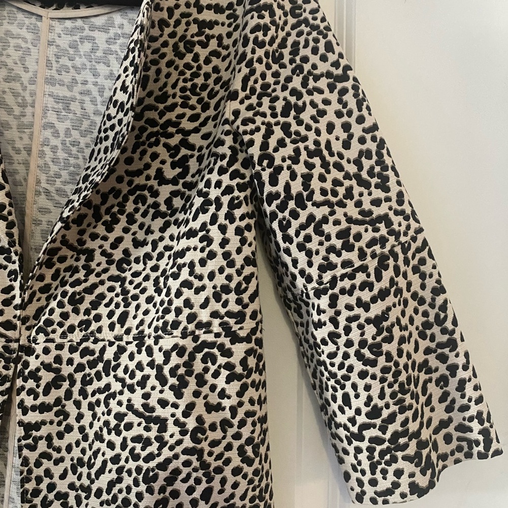 H&M Cheetah Print Kimono Jacket Size 2